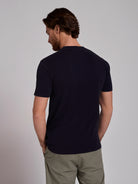 T-shirt Algodão Azul Manga Curta Regular Fit Mr. Blue