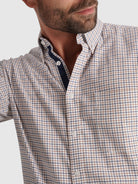 Camisa Algodão Azul Manga Comprida Regular Fit Mr. Blue