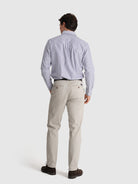 Camisa Algodão Azul Manga Comprida Regular Fit Mr. Blue