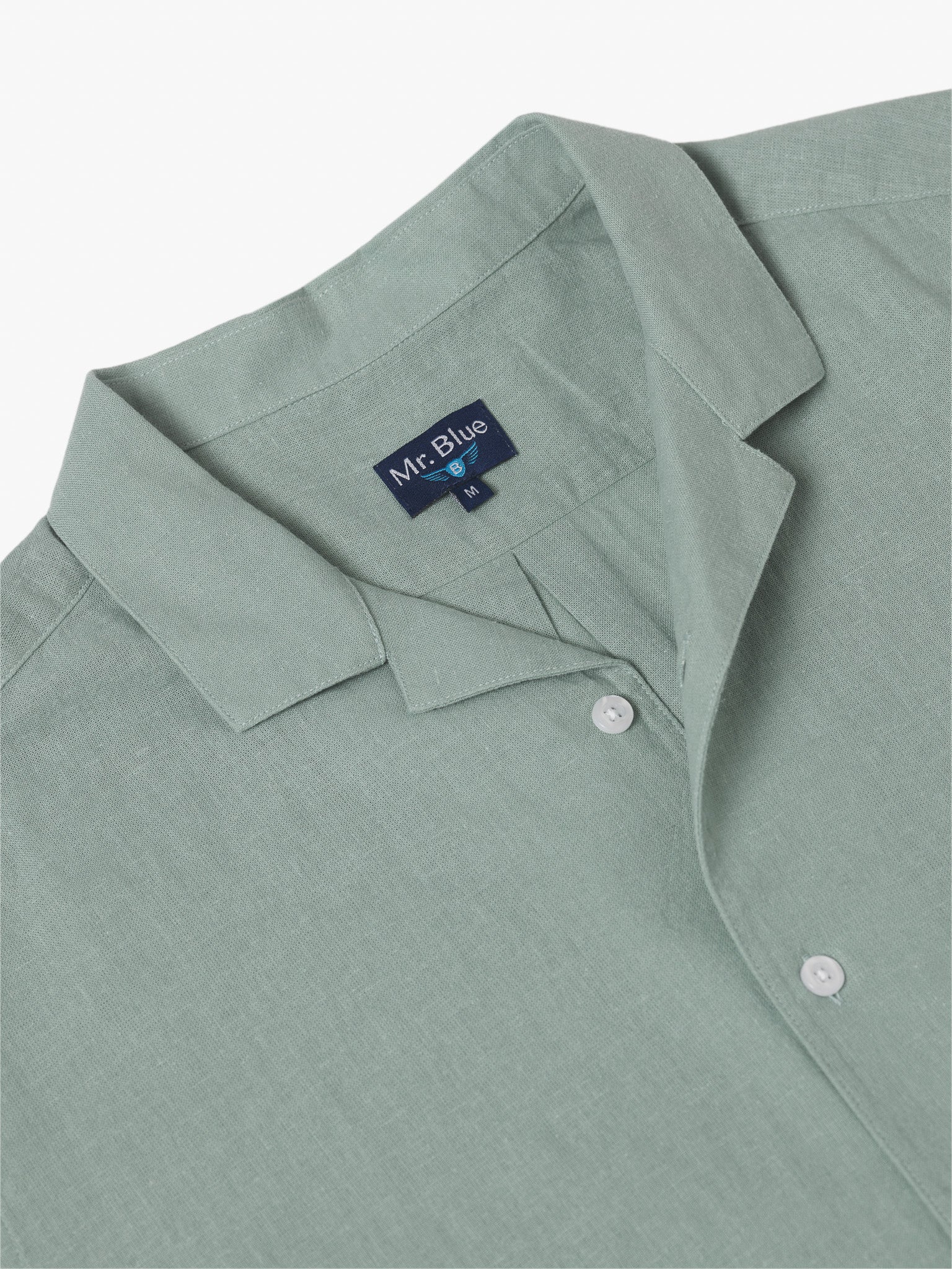 CAMISA VERDE MANGA CURTA REGULAR FIT MR. BLUE