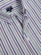 Camisa Algodão Azul Manga Comprida Regular Fit Mr. Blue