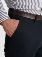 Calça Algodão Azuis Regular Fit Mr. Blue