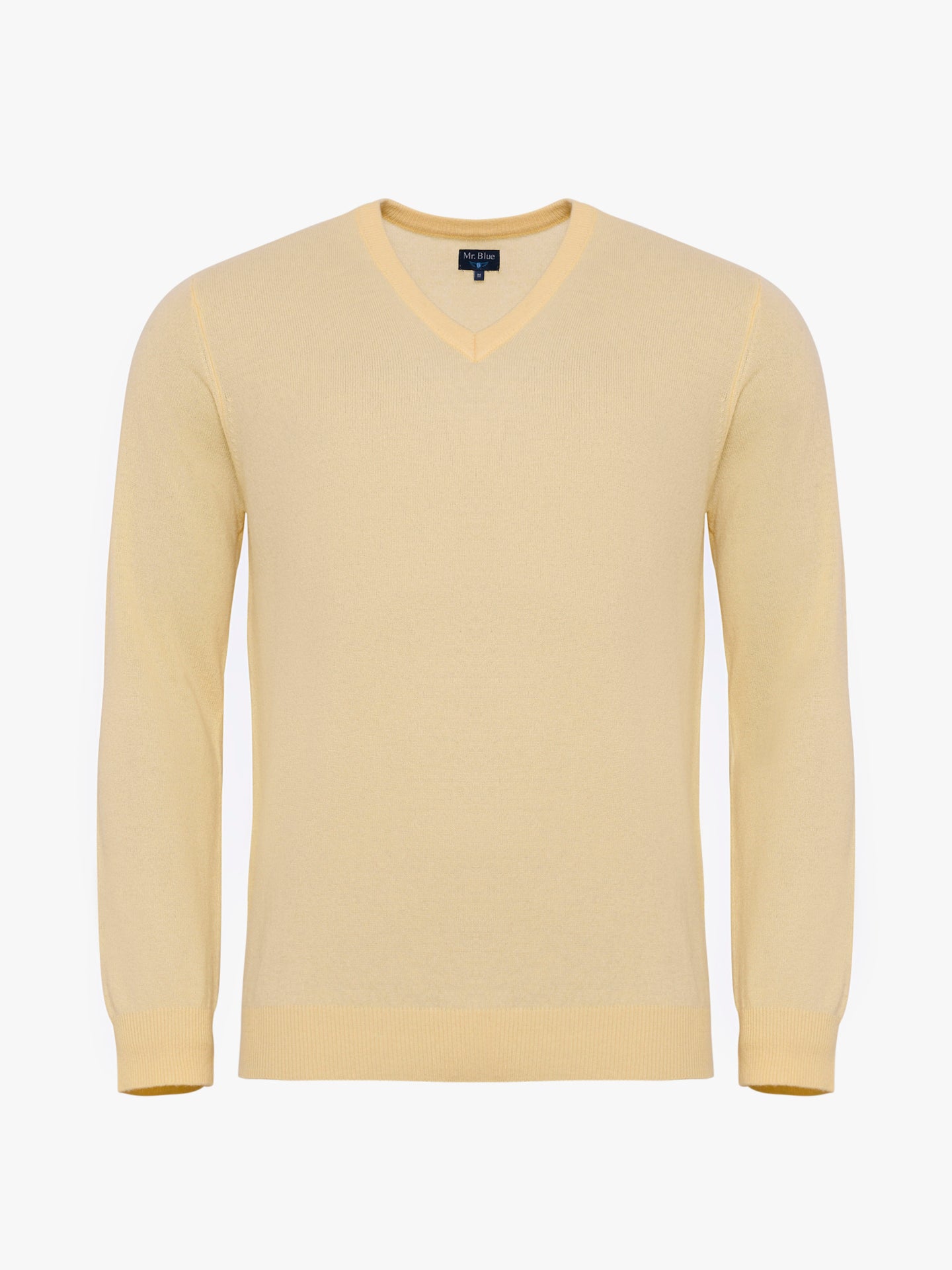 Pullover Lã Amarelo Manga Comprida Regular Fit Mr. Blue