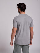 Polo Cinzento Manga Curta Regular Fit Mr. Blue