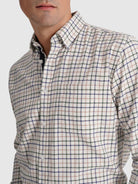 Camisa Algodão Azul Manga Comprida Regular Fit Mr. Blue