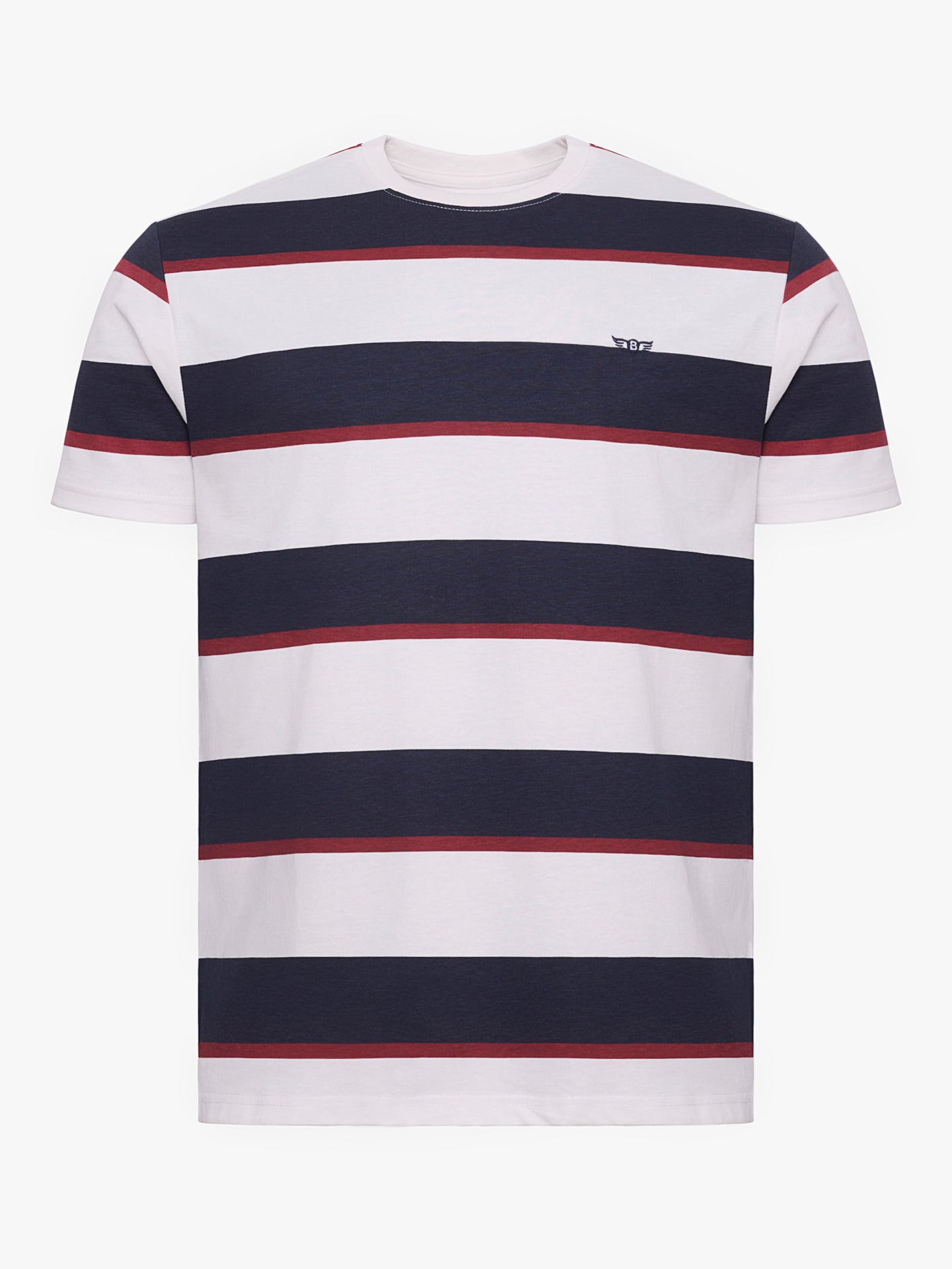 T-shirt Algodão Azul Manga Curta Regular Fit Mr. Blue