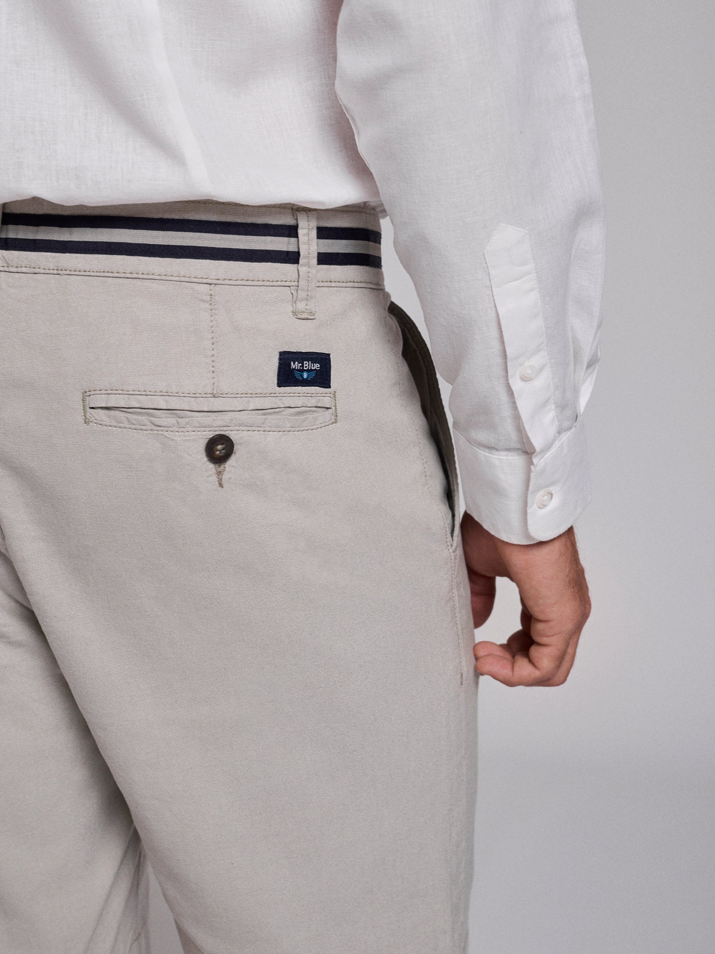 Bermuda Algodão Verdes Regular Fit Mr. Blue