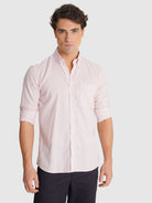 CAMISA MANGA LARGA VERDE REGULAR FIT MR. AZUL