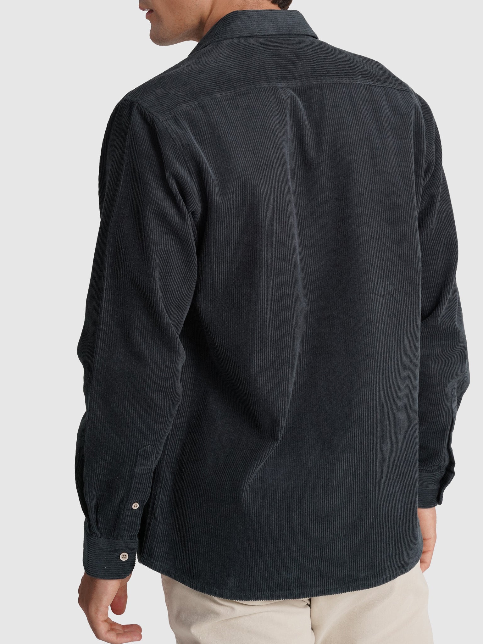 BLUE COTTON OVERSHIRT LONG SLEEVE REGULAR FIT MARK BELLUCCI