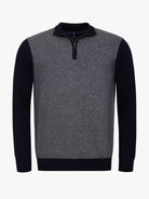 PULLOVER FINO AZUL MANGA COMPRIDA REGULAR FIT MR. BLUE