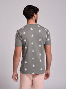 T-shirt Algodão Verde Manga Curta Regular Fit Mr. Blue