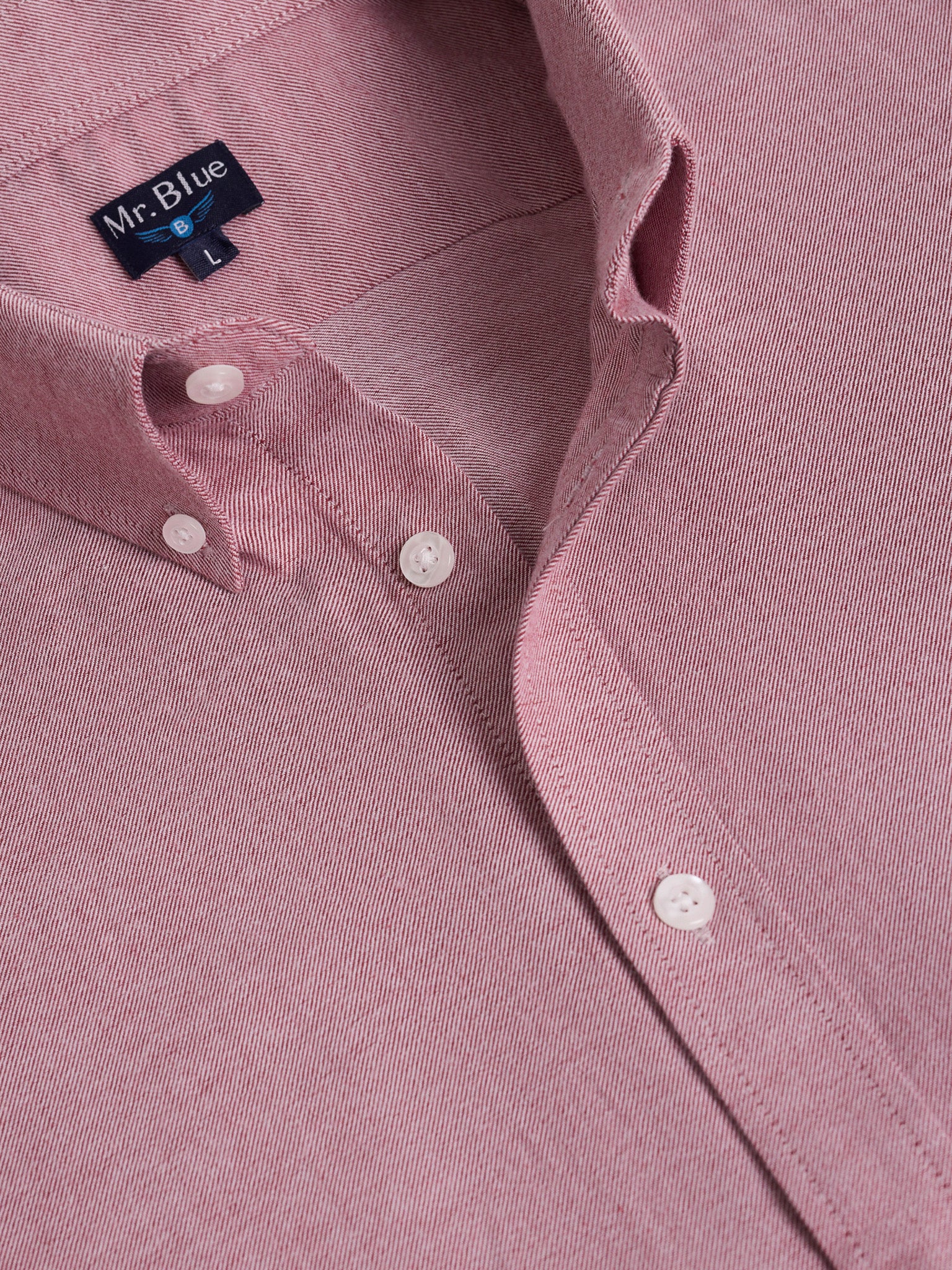 Camisa Flanela Vermelha Manga Comprida Regular Fit Mr. Blue