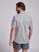 Camisa Linho Verde Manga Curta Regular Fit Mr. Blue