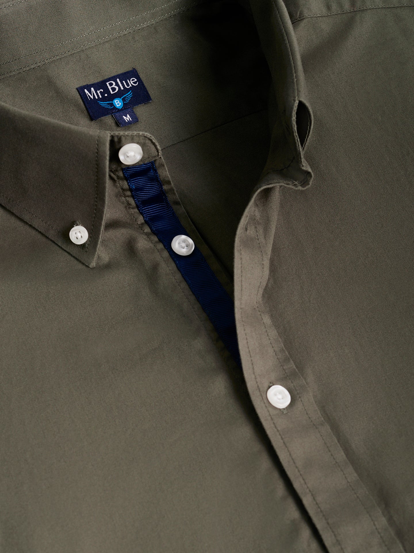 CAMISA VERDE REGULAR FIT MR. BLUE