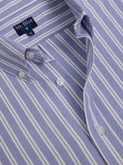 Camisa Algodão Azul Manga Comprida Regular Fit Mr. Blue
