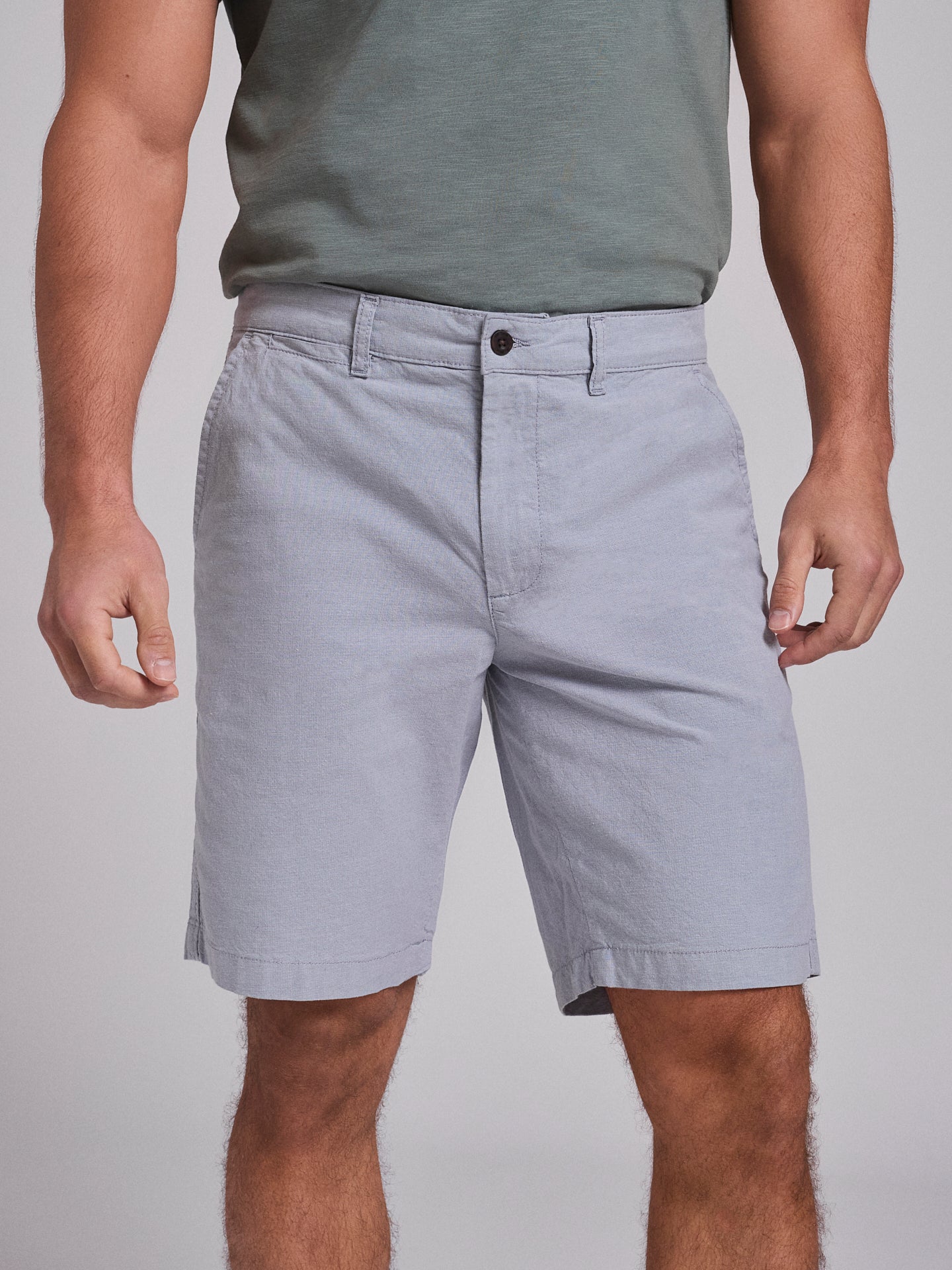 Bermuda Algodão Azuis Regular Fit Mr. Blue