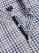 Camisa Algodão Azul Manga Comprida Regular Fit Mr. Blue