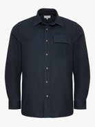 SOBRECAMISA AZUL REGULAR FIT MARK BELLUCCI