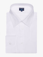 Camisa Algodão Branca Manga Comprida Classic Fit Mr. Blue