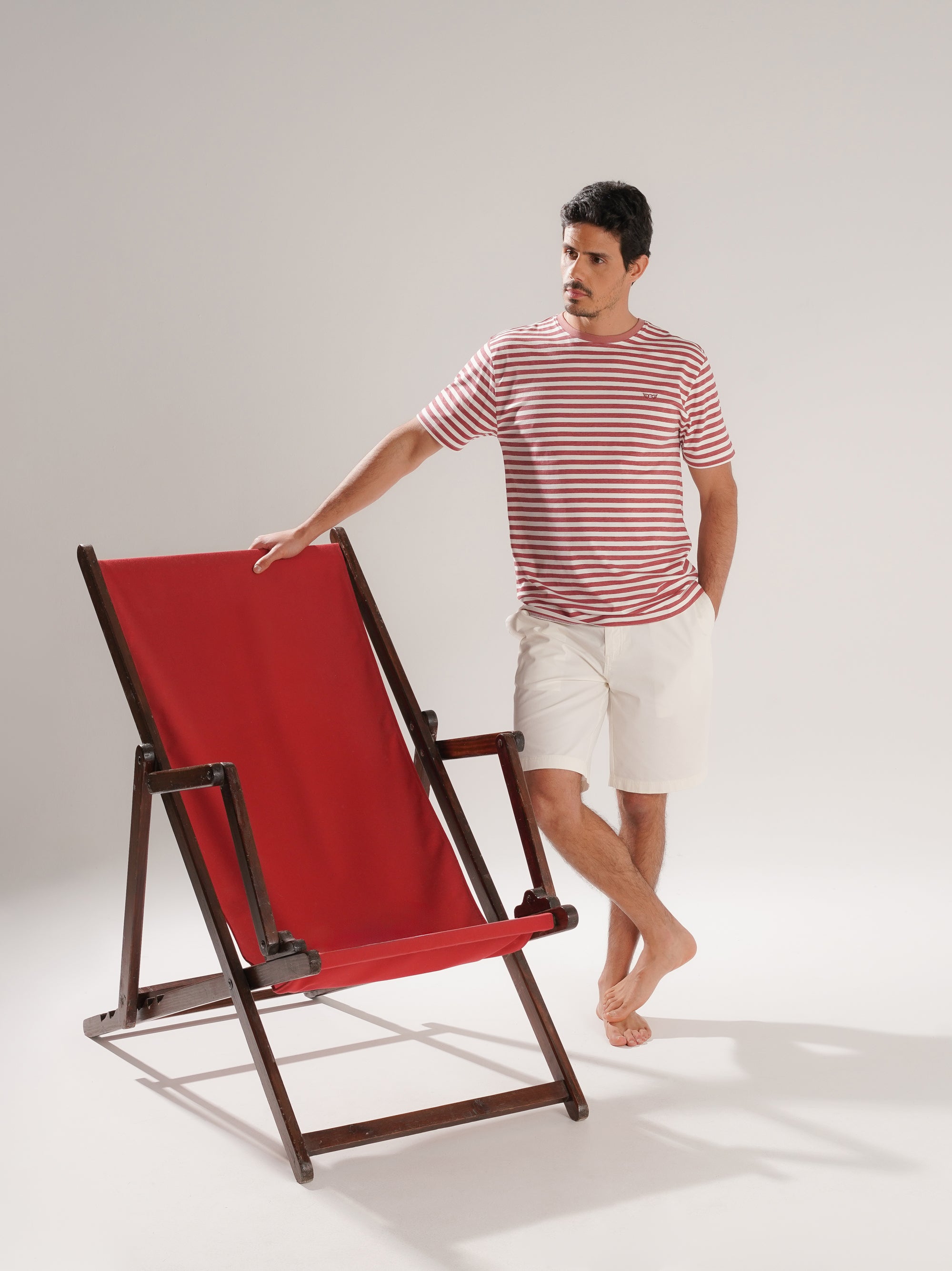 BERMUDA TWILL BRANCOS REGULAR FIT MR. BLUE