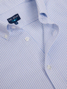Camisa Algodão Azul Manga Comprida Regular Fit Mr. Blue