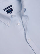 Camisa Algodão Azul Manga Comprida Regular Fit Mr. Blue