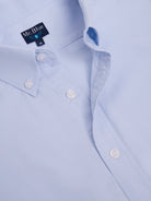 Camisa Algodão Azul Manga Curta Regular Fit Mr. Blue