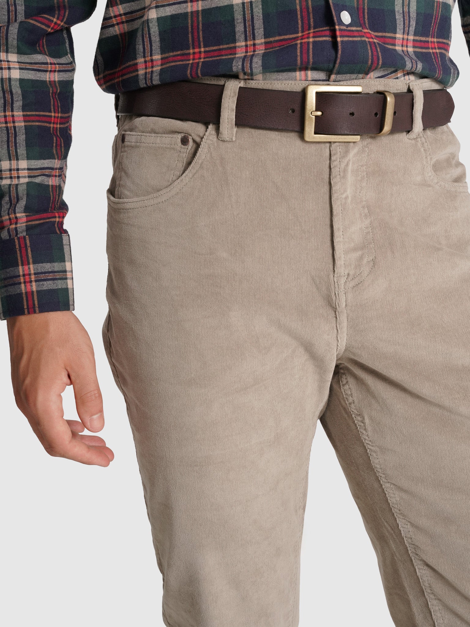 Calça Algodão Verdes Slim Fit Mr. Blue