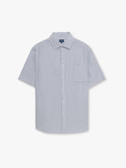 CAMISA AZUL MANGA CURTA REGULAR FIT MR. BLUE