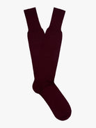 REGULAR FIT BORDEAUX COTTON SOCKS MR. BLUE