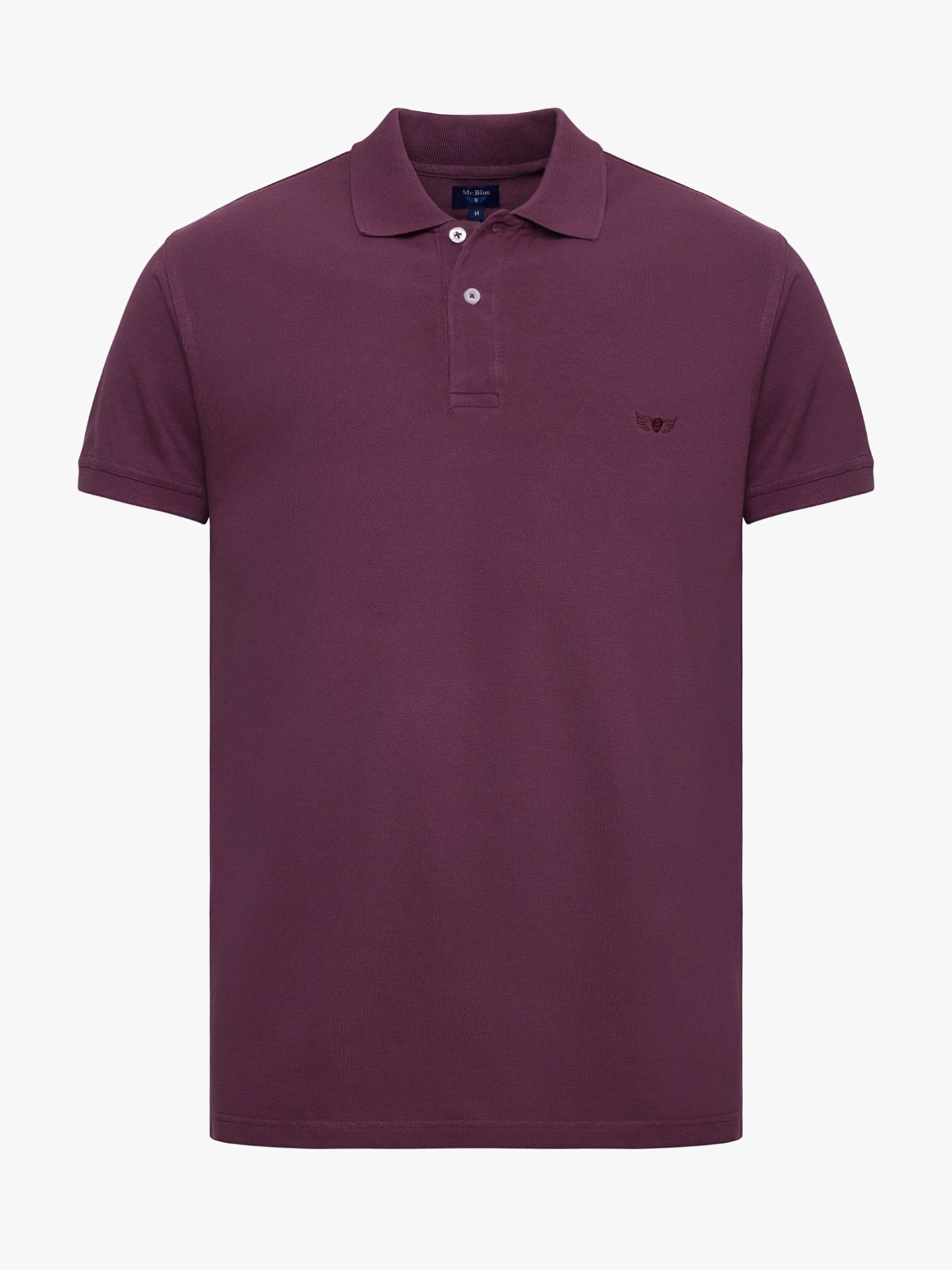 Polo Roxo Manga Curta Regular Fit Mr. Blue