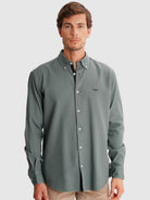 CAMISA VERDE REGULAR FIT MR. BLUE