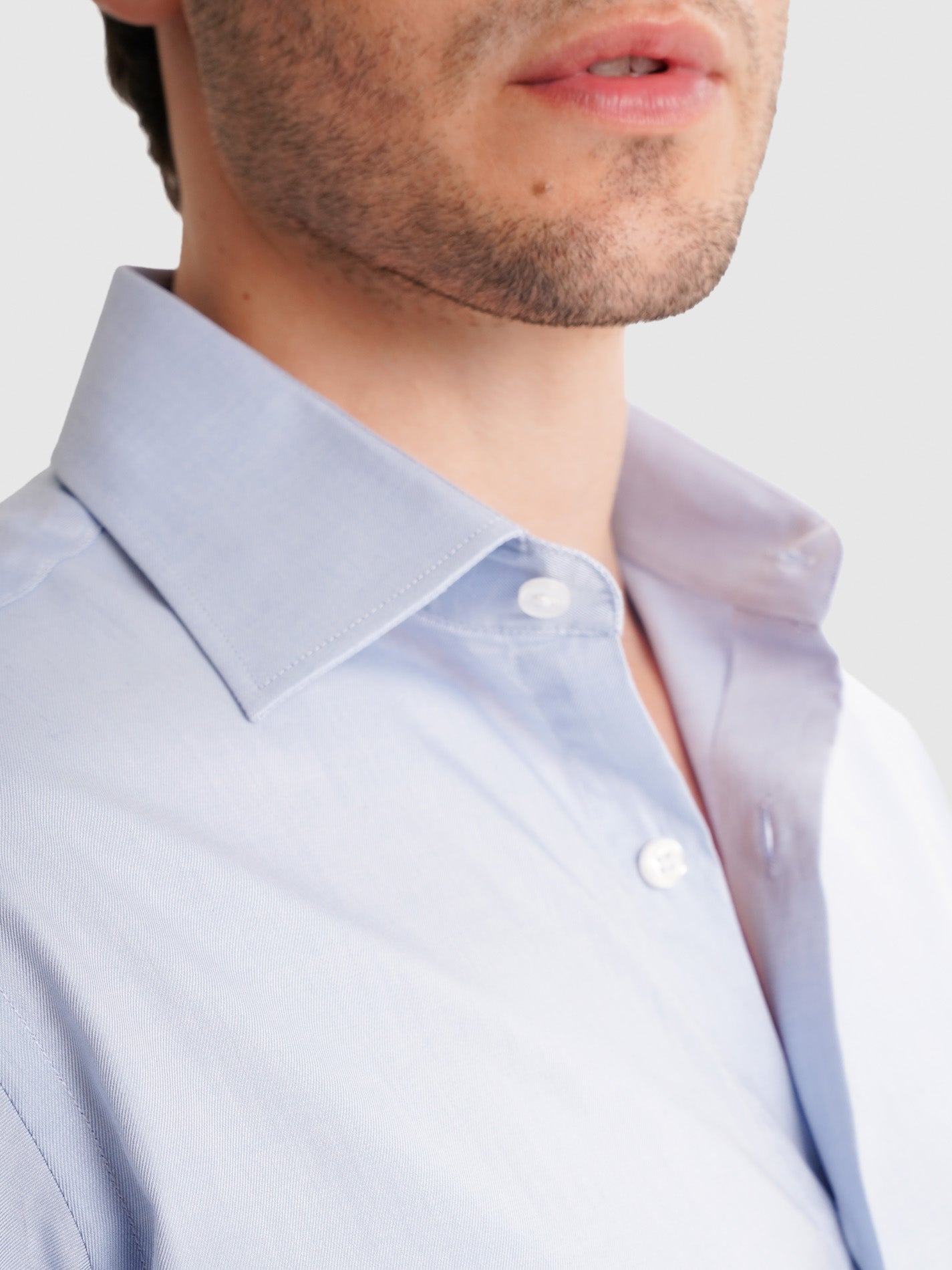 CAMISA AZUL CLASSIC FIT MR. BLUE