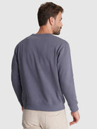 Hoodie Algodão Azul Manga Comprida Regular Fit Mr. Blue