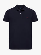 Polo Azul Manga Curta Regular Fit Mr. Blue