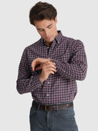 Camisa Algodão Azul Manga Comprida Regular Fit Mr. Blue