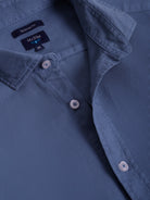 CAMISA ALGODÃO AZUL TAILORED FIT MR. BLUE