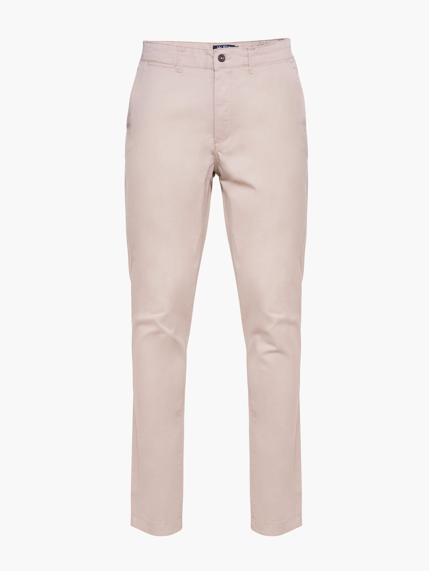 Calça Algodão Beges Regular Fit Mr. Blue