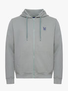 HOODIE ALGODÃO AZUL MANGA COMPRIDA REGULAR FIT MR. BLUE