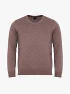 PULLOVER CAXEMIRA CASTANHO COM COTOVELEIRA REGULAR FIT MR. BLUE