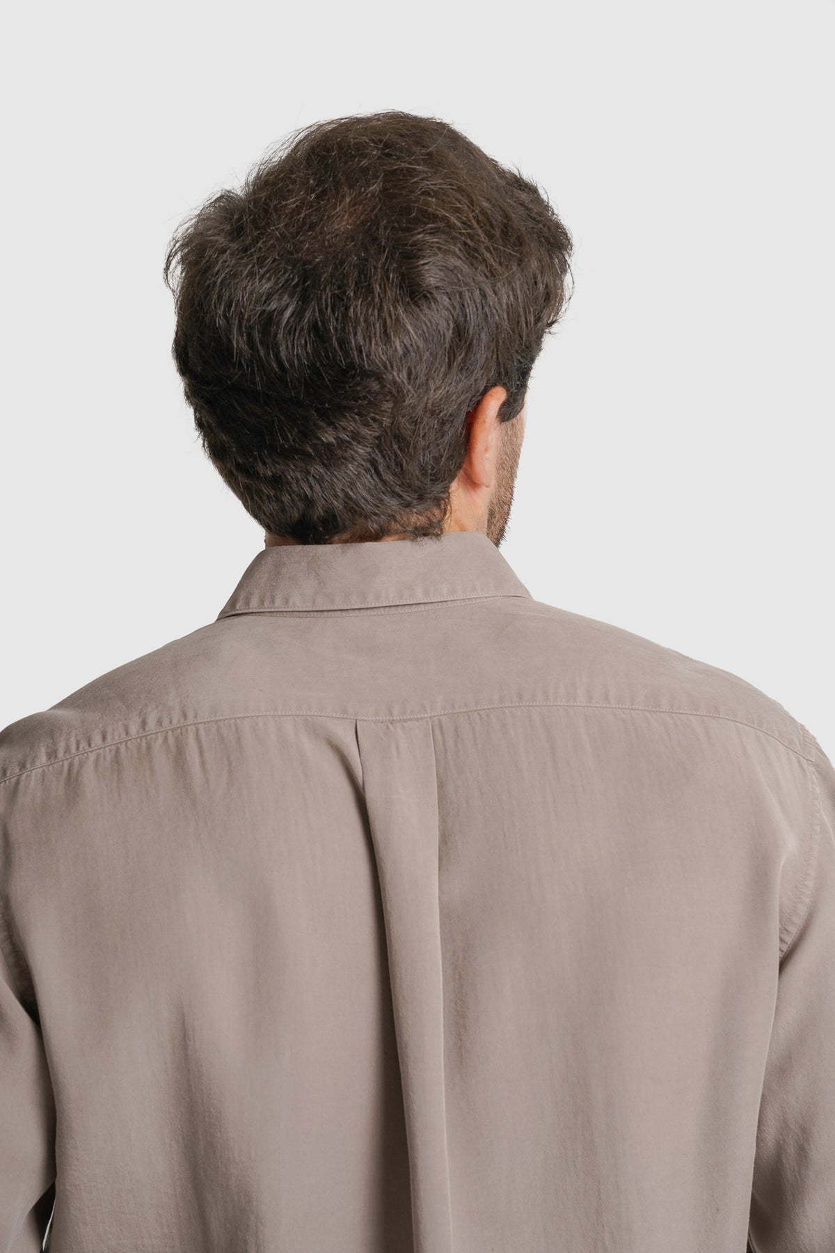 CAMISA TWILL REGULAR FIT BEGE LISA MARK BELLUCCI