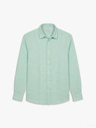 CAMISA LINHO TAILORED FIT VERDE LISA MARK BELLUCCI