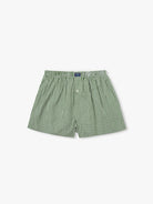 BOXERS ALGODÃO CLASSIC FIT VERDES AOS QUADRADOS MR. BLUE