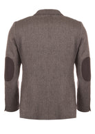 Blazer liso cinzento com textura - Mr Blue