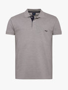 Polo Regular Fit Piquet Cinzento Mr. Blue