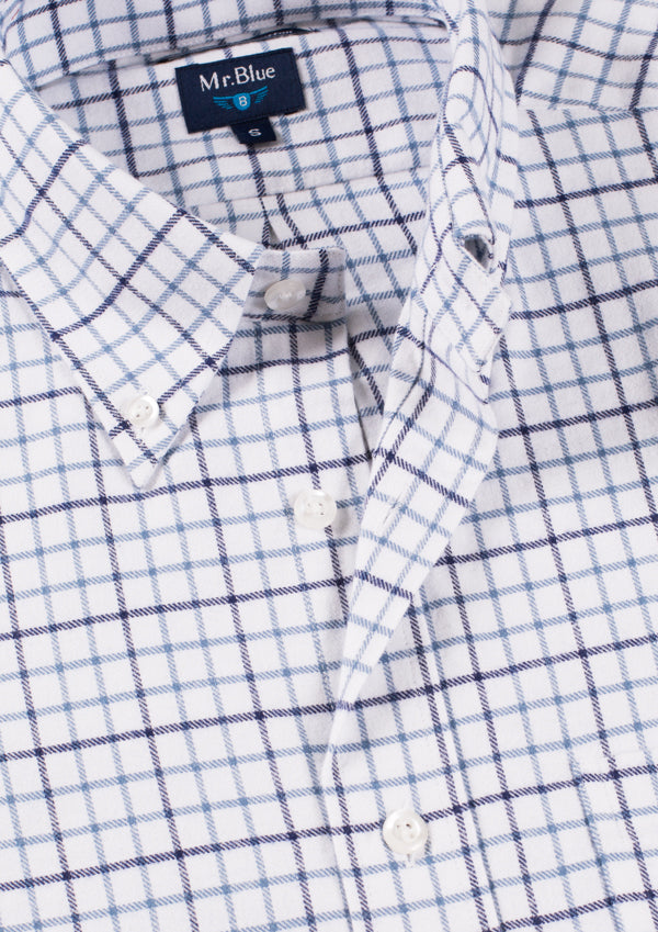 Camisa Regular Fit Bege Mr. Blue