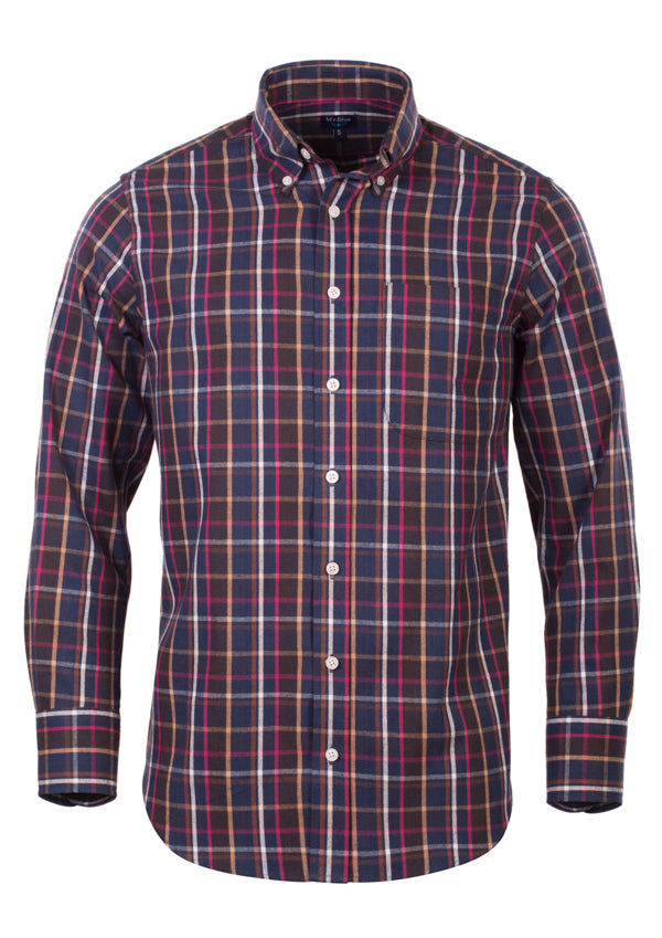 Camisa Regular Fit Azul Mr. Blue