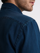 Camisa Regular Fit Denim Azul Mr. Blue